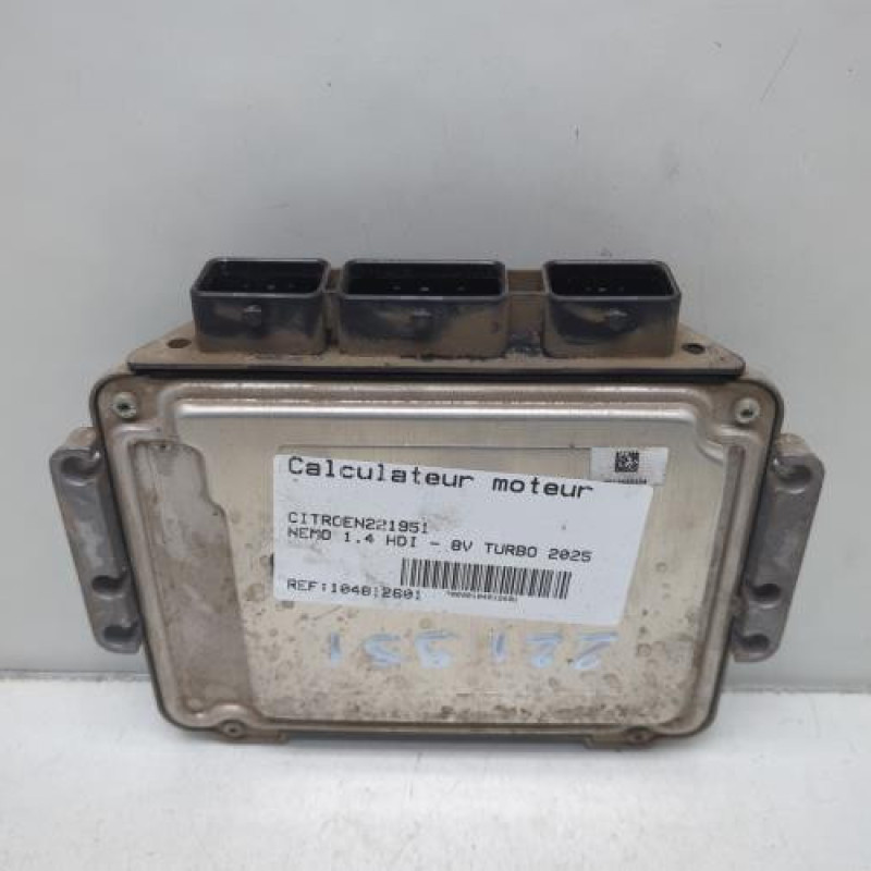 Calculateur moteur CITROEN NEMO Photo n°4