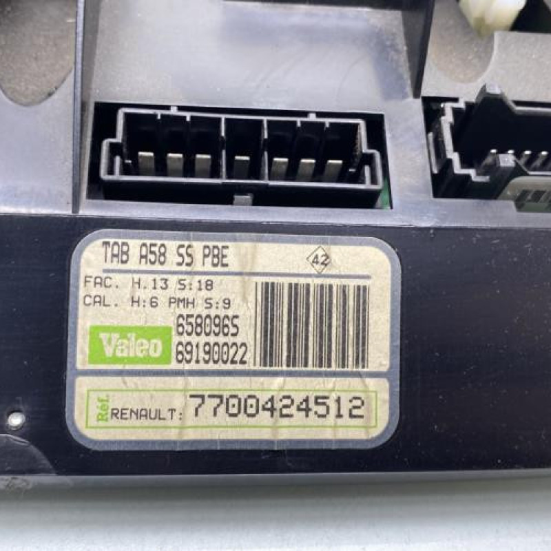 Commande chauffage RENAULT SAFRANE Photo n°5