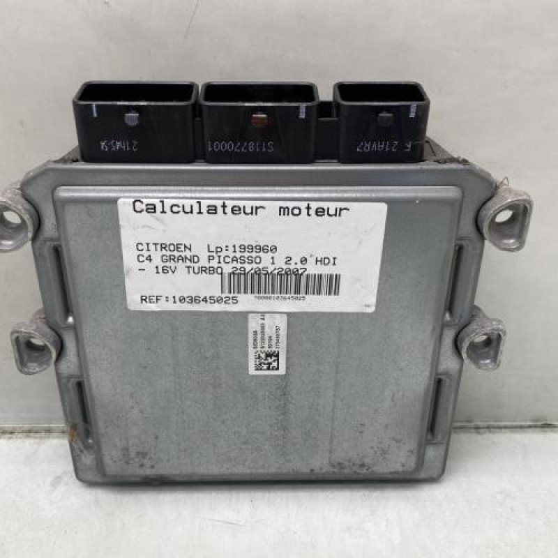 Calculateur moteur CITROEN C4 GRAND PICASSO 1 Photo n°4
