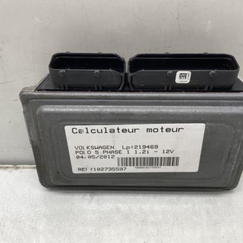 Calculateur moteur VOLKSWAGEN POLO 5 Photo n°3