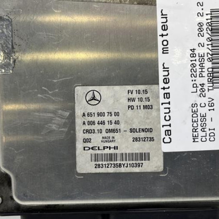 Calculateur moteur MERCEDES CLASSE C 204