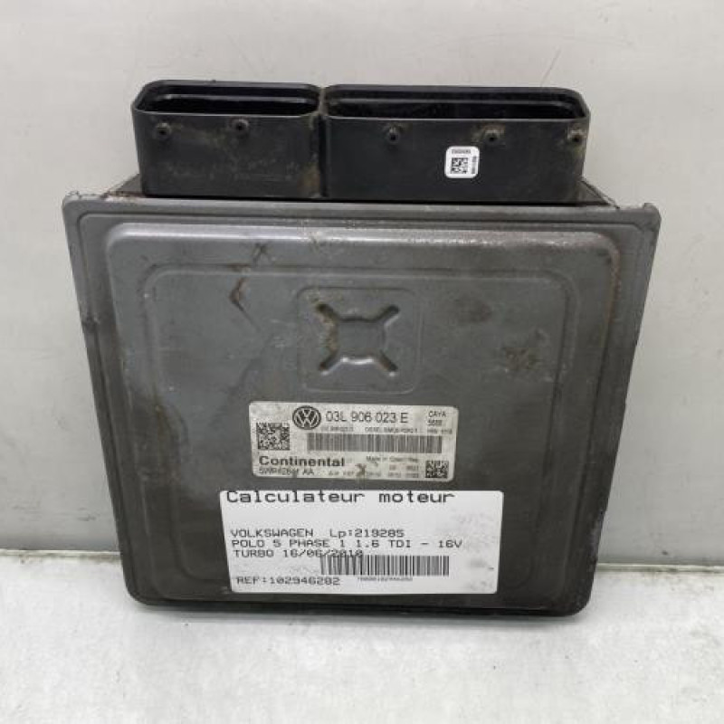 Calculateur moteur VOLKSWAGEN POLO 5 Photo n°3