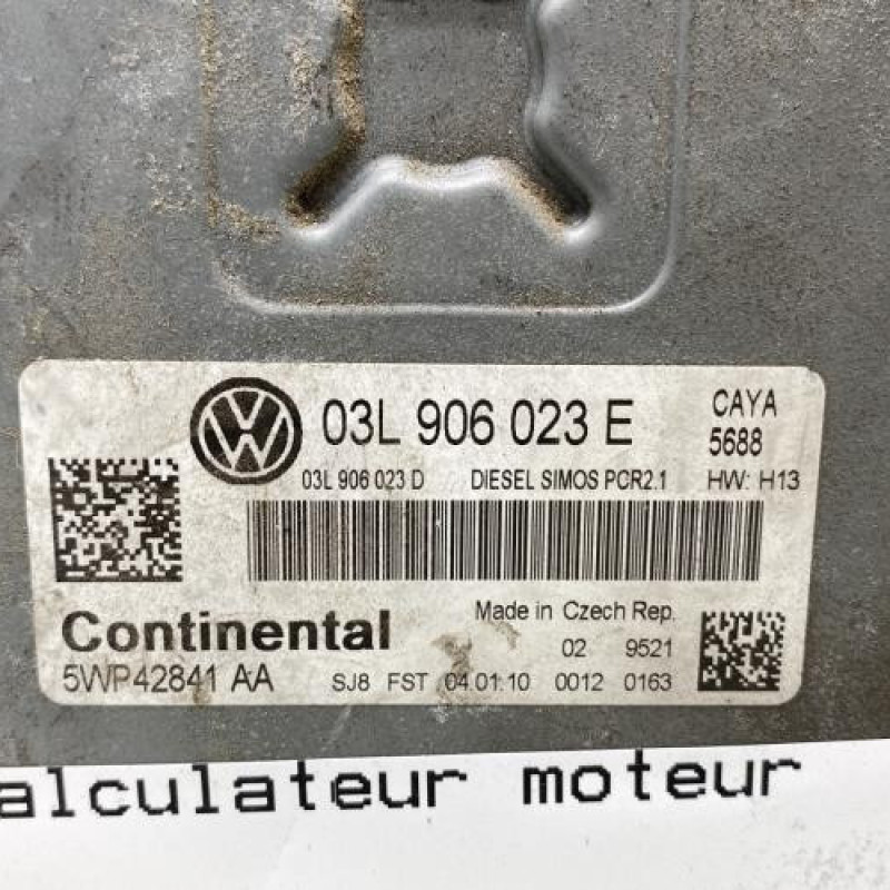 Calculateur moteur VOLKSWAGEN POLO 5 Photo n°4