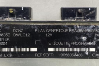 Calculateur moteur PEUGEOT PARTNER 1