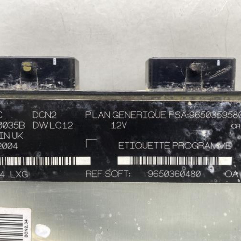 Calculateur moteur PEUGEOT PARTNER 1 Photo n°4