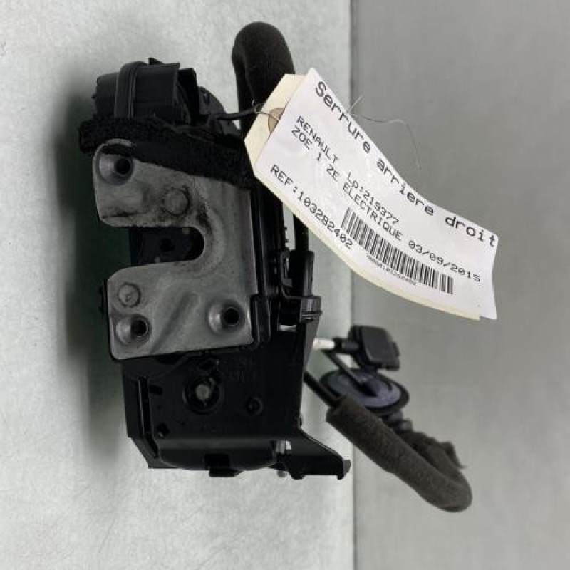 Serrure arriere droit RENAULT ZOE 1 Photo n°1