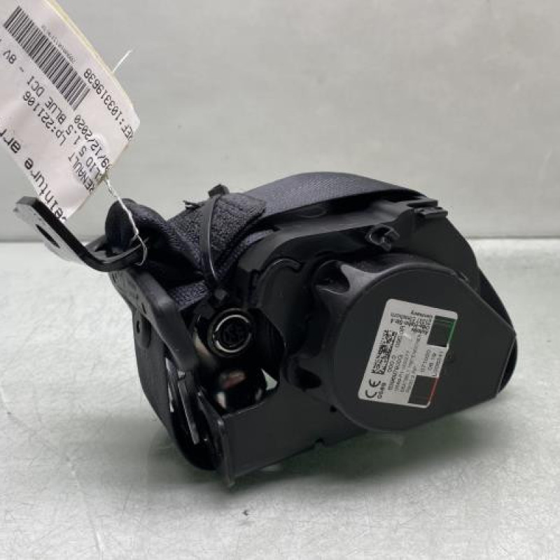 Pretensionneur de ceinture arriere droit RENAULT CLIO 5 Photo n°1