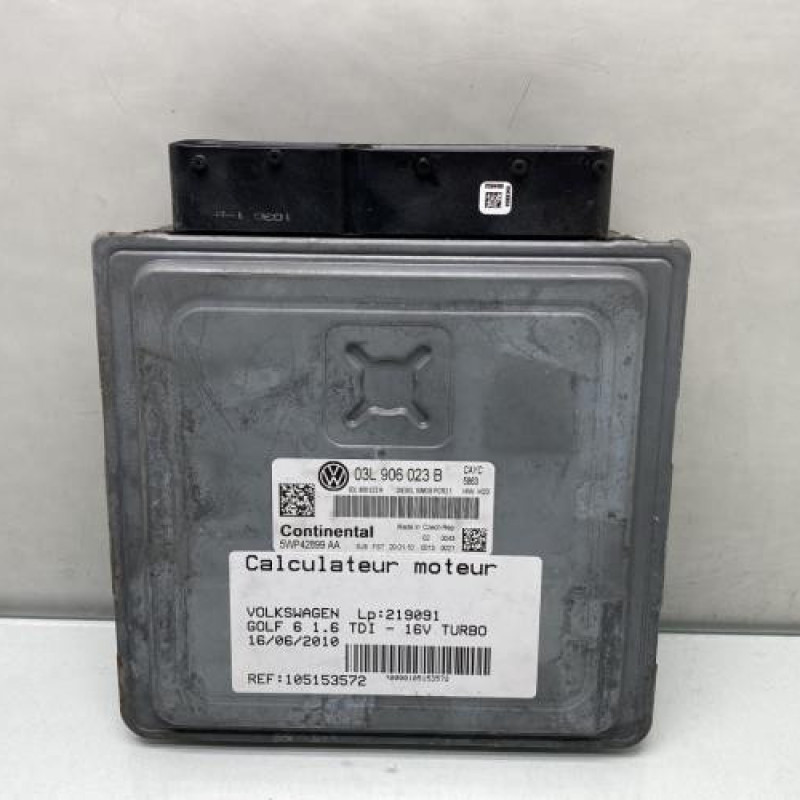Calculateur moteur VOLKSWAGEN GOLF 6 Photo n°3