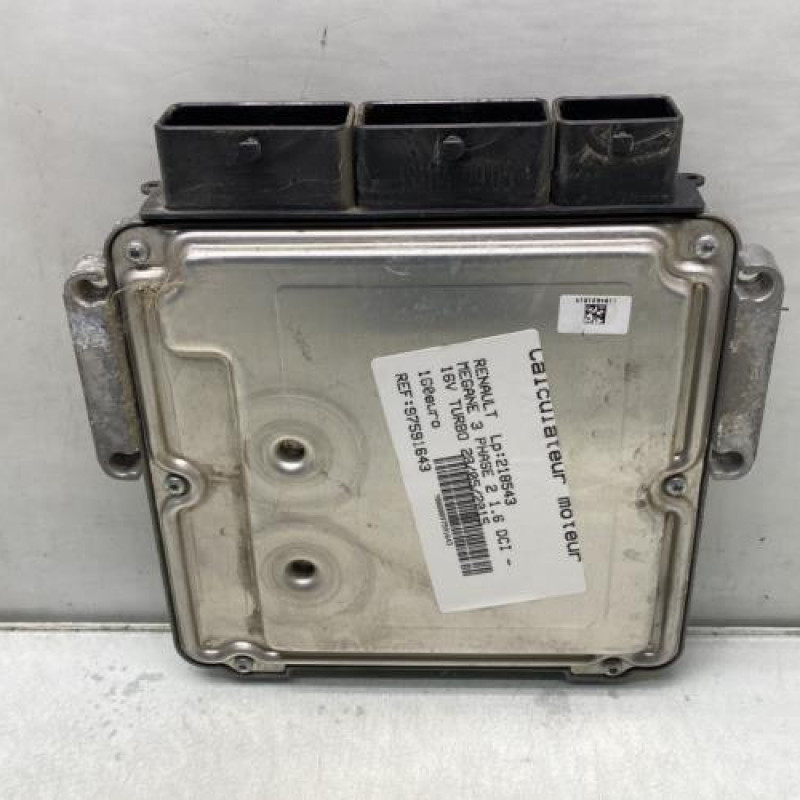 Calculateur moteur RENAULT MEGANE 3 Photo n°4