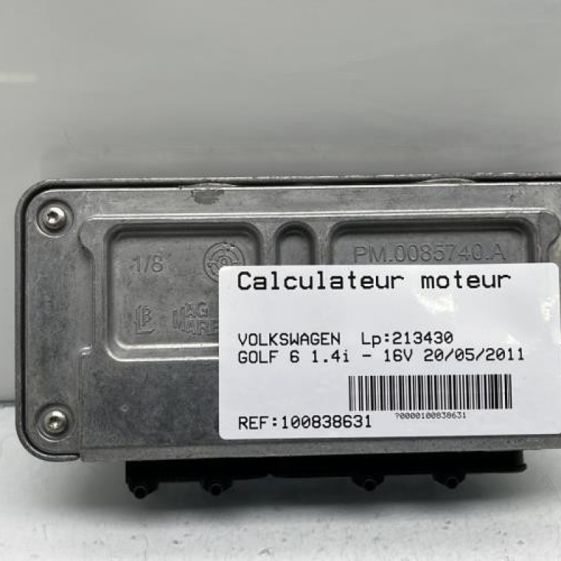 Calculateur moteur VOLKSWAGEN GOLF 6 Photo n°4