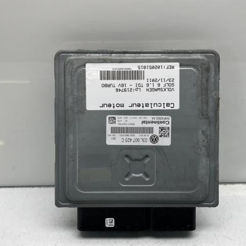 Calculateur moteur VOLKSWAGEN GOLF 6 Photo n°3