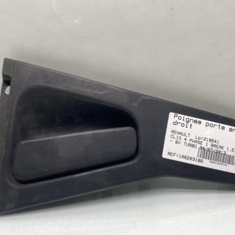 Poignee porte arriere droit RENAULT CLIO 4 Photo n°1