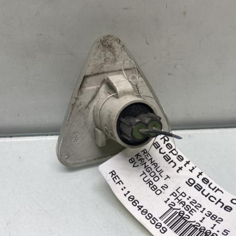 Repetiteur clignotant avant gauche (Feux) RENAULT KANGOO 2 Photo n°2
