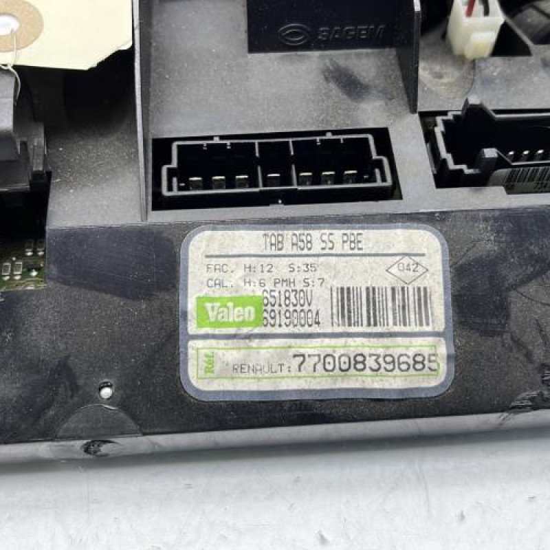 Commande chauffage RENAULT SAFRANE Photo n°8