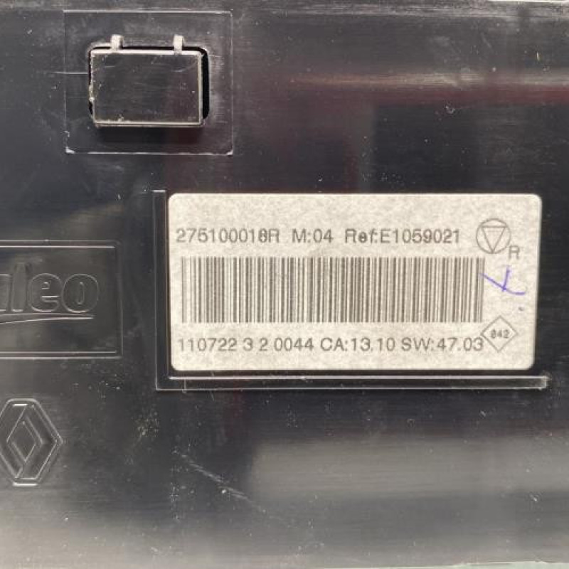 Commande chauffage RENAULT FLUENCE Photo n°5