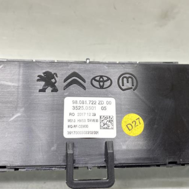 Commande chauffage PEUGEOT EXPERT 4 Photo n°3