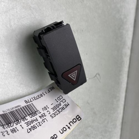 Bouton de warning MERCEDES CLASSE C 204 Photo n°1