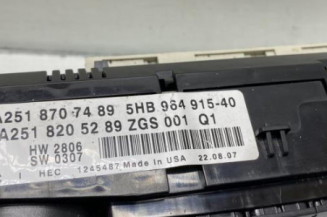 Commande chauffage MERCEDES CLASSE R 251