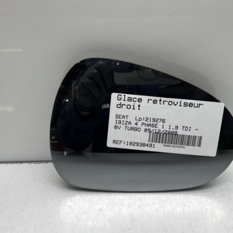 Glace retroviseur droit SEAT IBIZA 4 Photo n°1