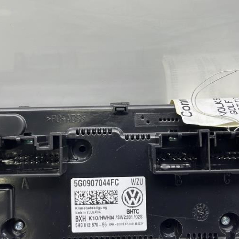 Commande chauffage VOLKSWAGEN GOLF 7 Photo n°3
