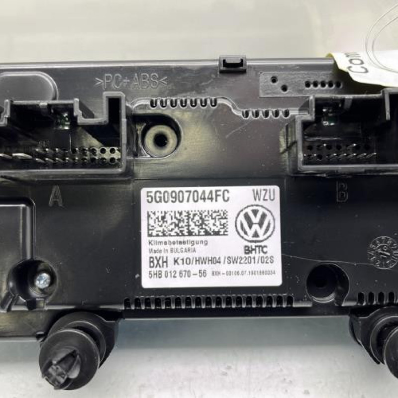 Commande chauffage VOLKSWAGEN GOLF 7 Photo n°4