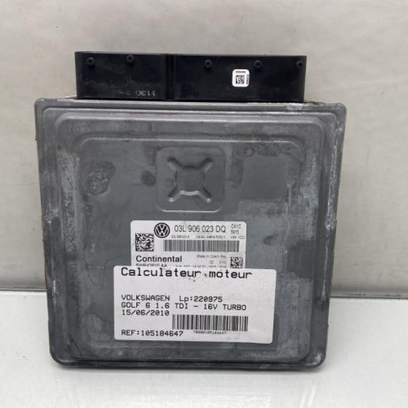 Calculateur moteur VOLKSWAGEN GOLF 6 Photo n°3