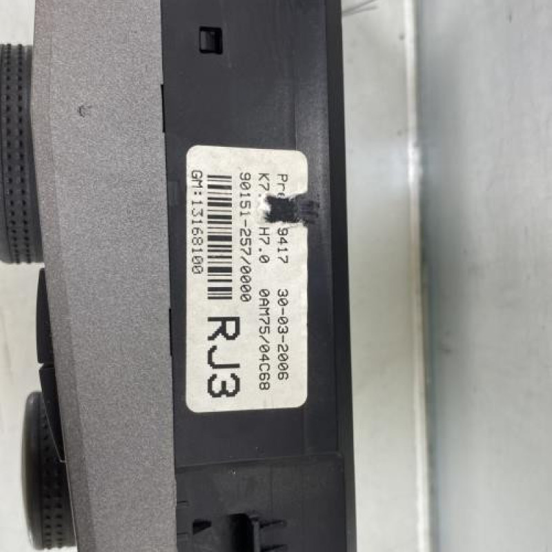 Commande chauffage OPEL ZAFIRA B Photo n°2