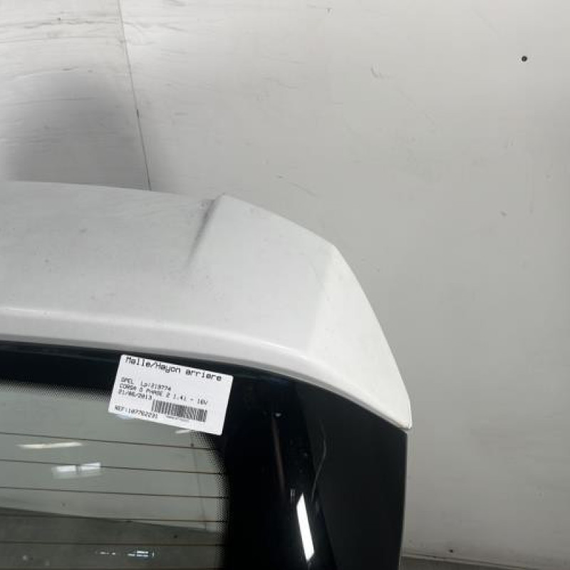 Malle/Hayon arriere OPEL CORSA D Photo n°3