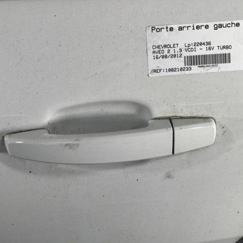 Porte arriere gauche CHEVROLET AVEO 2 Photo n°2