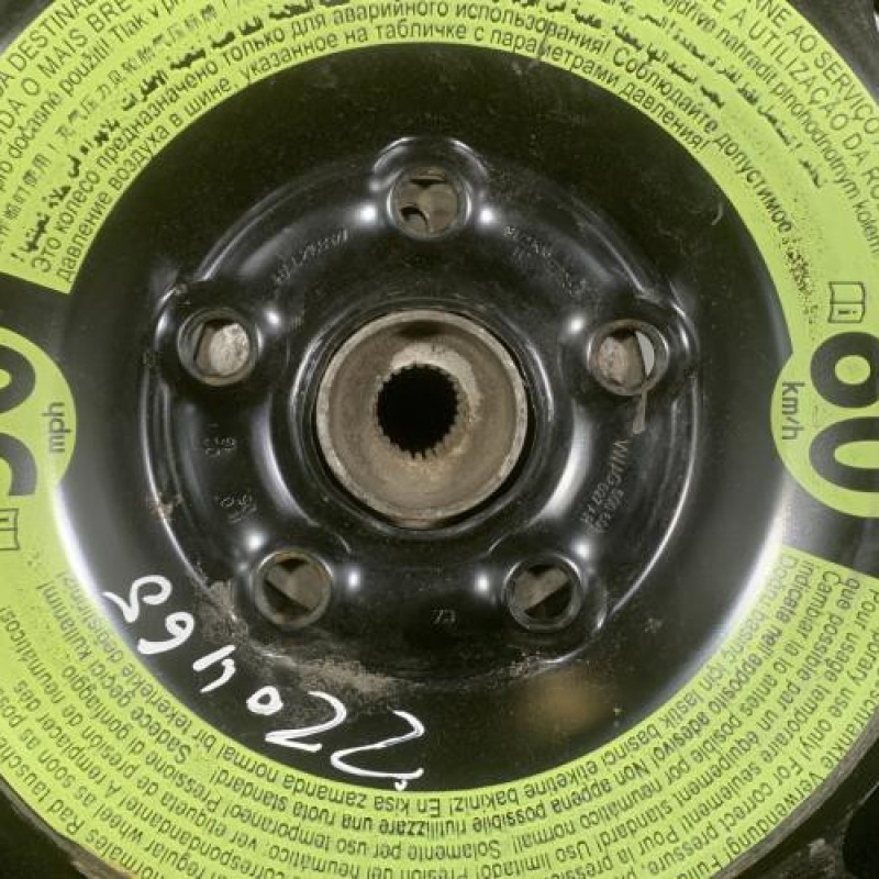 Roue de secours VOLKSWAGEN GOLF 7 Photo n°2
