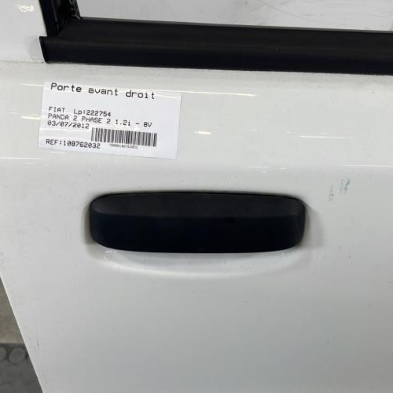 Porte avant droit FIAT PANDA 2 Photo n°2