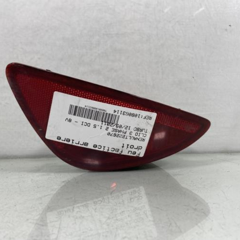 Feu factice arriere droit RENAULT CLIO 3 Photo n°2
