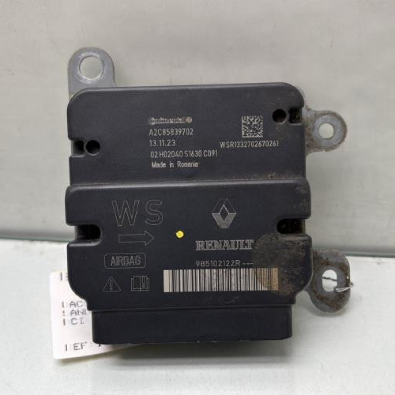 Boitier air bag DACIA SANDERO 2 Photo n°1