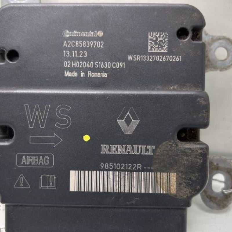 Boitier air bag DACIA SANDERO 2 Photo n°2