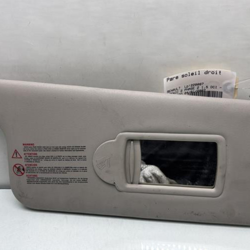 Pare soleil droit RENAULT SCENIC 2 Photo n°1
