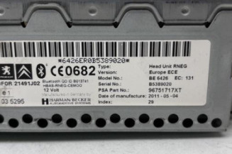 Autoradio d'origine PEUGEOT 5008 1