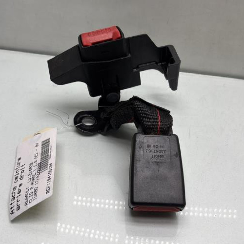 Attache ceinture arriere droit RENAULT CLIO 3 Photo n°2