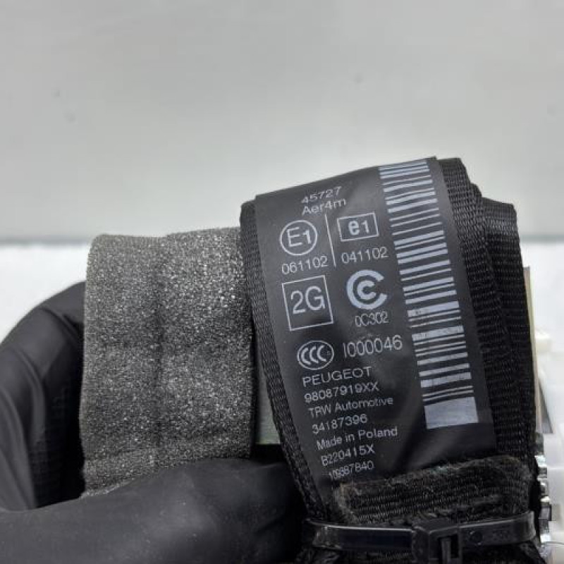 Ceinture arriere gauche PEUGEOT 308 2 Photo n°3