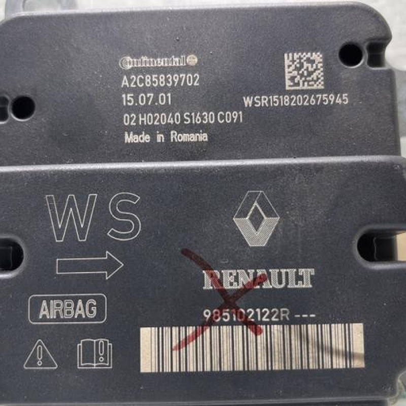 Boitier air bag DACIA SANDERO 2 Photo n°2