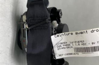 Pretensionneur de ceinture avant droit CITROEN DS5 Photo n°1