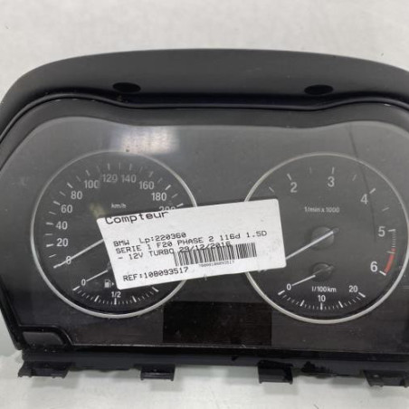 Compteur BMW SERIE 1 F20 Photo n°1