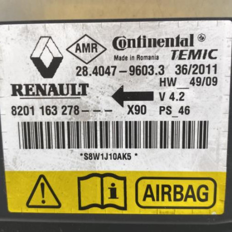 Boitier air bag DACIA SANDERO 1