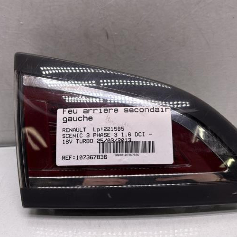 Feu arriere secondaire gauche (feux) RENAULT SCENIC 3 Photo n°1