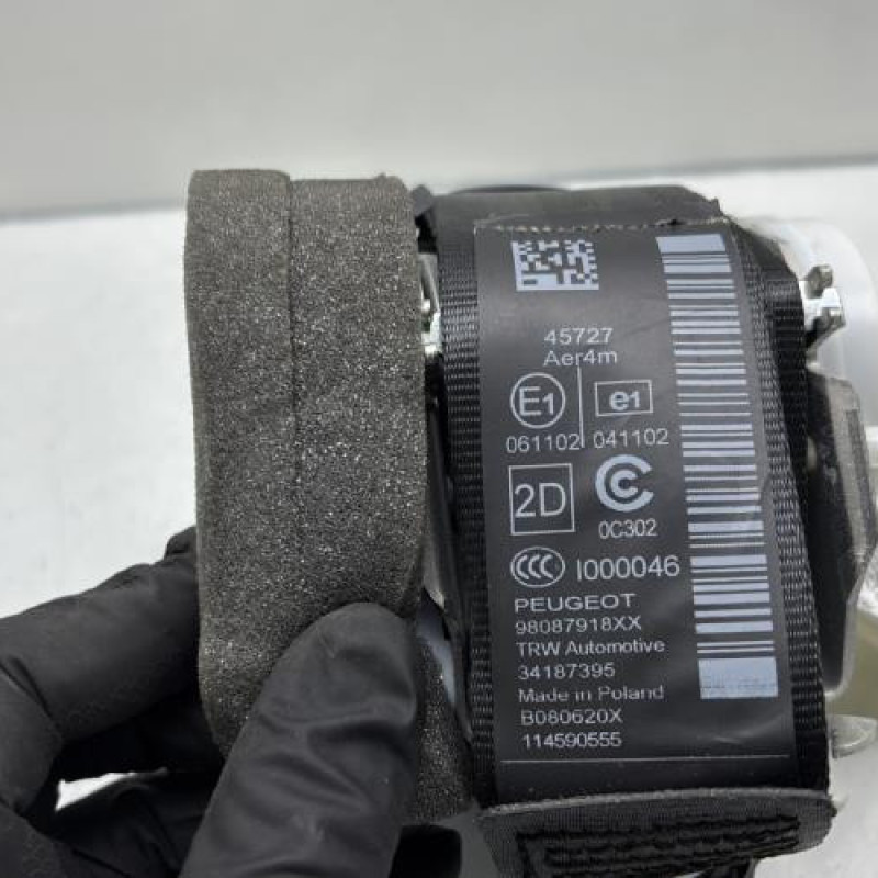 Ceinture arriere droit PEUGEOT 308 2 Photo n°4