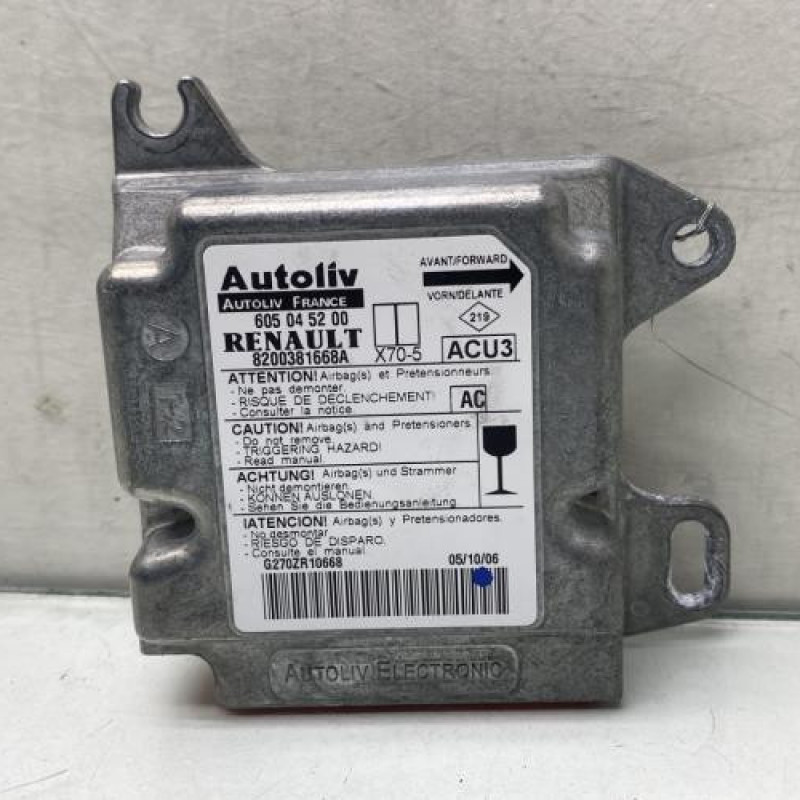 Boitier air bag RENAULT MASTER 2 Photo n°1