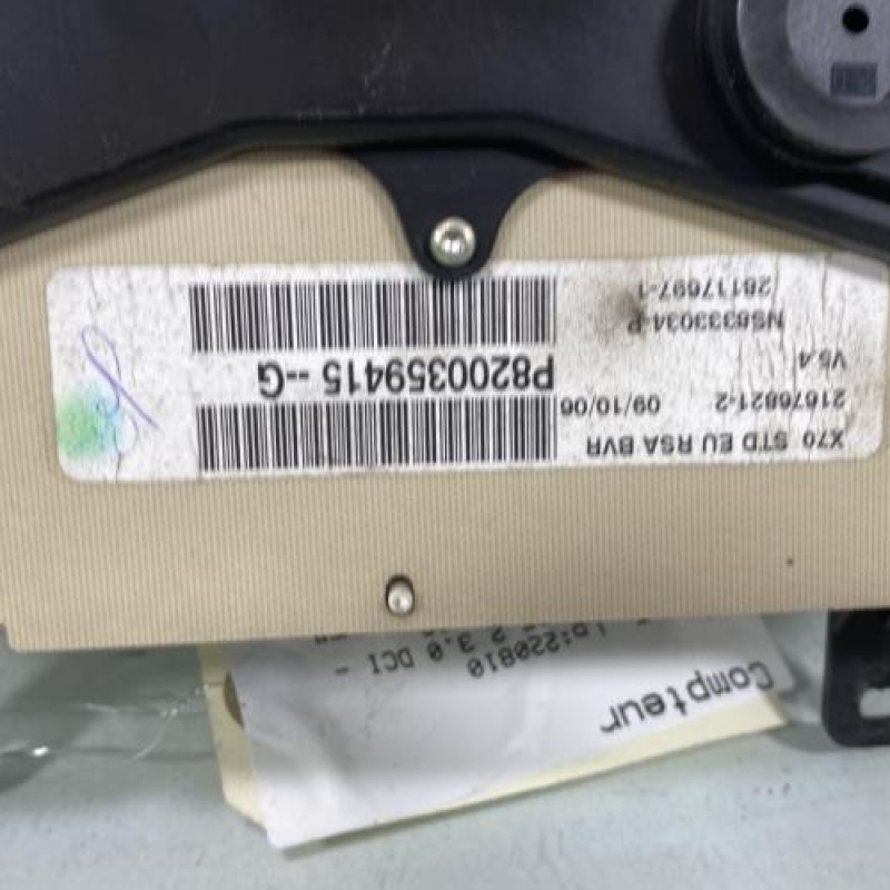 Compteur RENAULT MASTER 2 Photo n°5