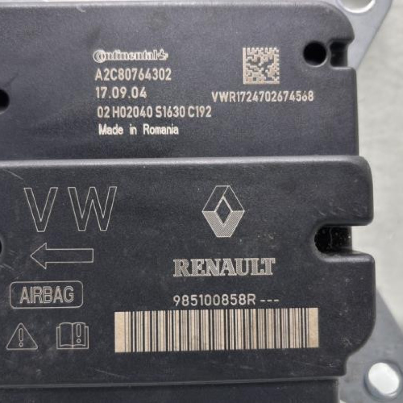 Boitier air bag RENAULT TWINGO 3 Photo n°2