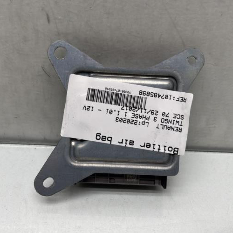 Boitier air bag RENAULT TWINGO 3 Photo n°4