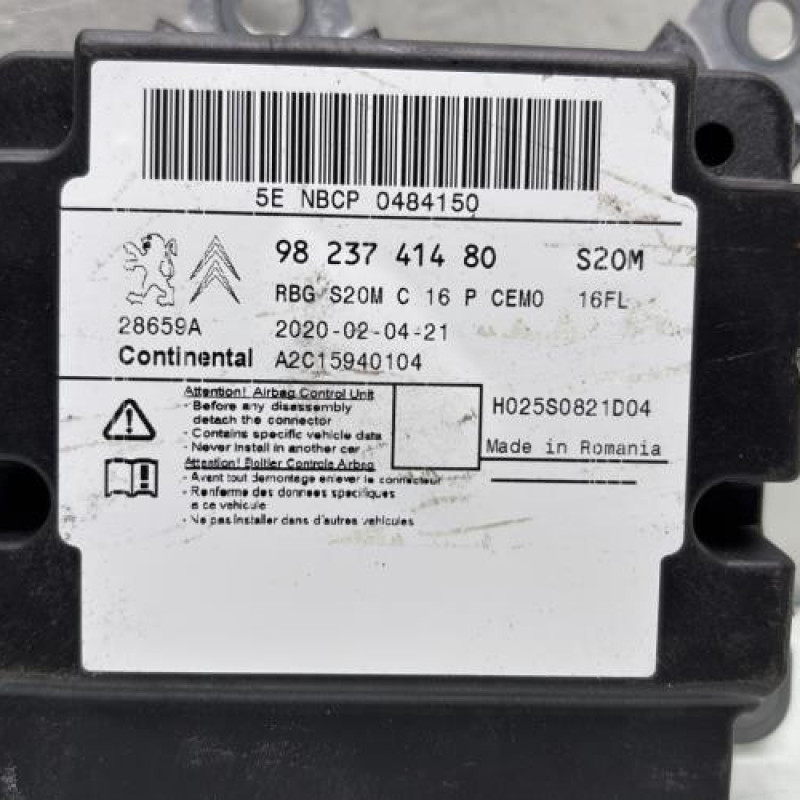 Boitier air bag PEUGEOT 2008 2 Photo n°2