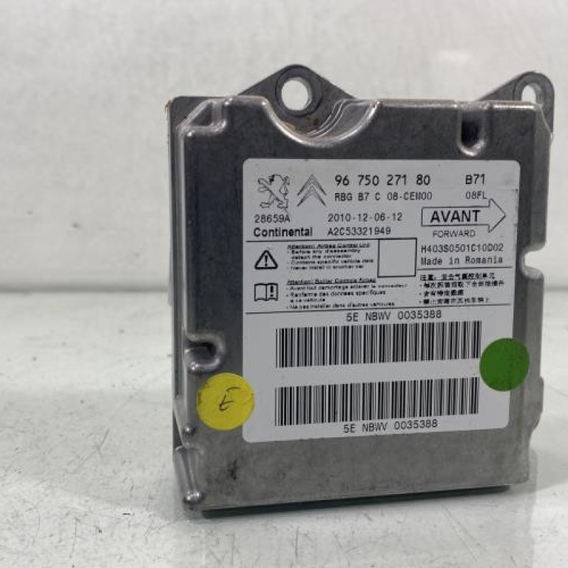 Boitier air bag CITROEN C4 2 Photo n°2